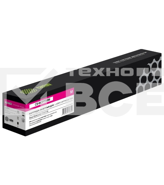 Картридж лазерный Cactus CS-WCP7755M 006R1405 пурпурный (34000стр.) для Xerox WC7755/7765/77752