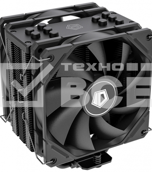 Кулер для процессора ID-COOLING SE-225-XT-BLACK-V2 черный 120мм алюминий+медь 1800rpm 35.2db 4-pin 220W 154мм