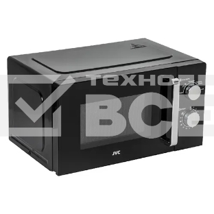 Микроволновая печь JVC JK-MW135M черный, 20 л, 700 Вт, переключатели - поворотный механизм