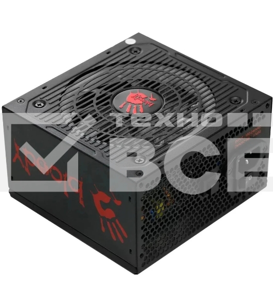Блок питания Bloody BD-PS700W, 700Вт, 80 PLUS WHITE, 120мм, черный