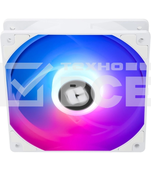 Кулер для корпуса Thermalright TL-C12CW-S (120x120x25мм, 4-pin PWM, ARGb, 66.17CFM, 25.6dBA, 1550RPM, белый)