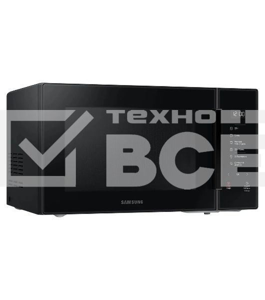 Микроволновая печь Samsung MG30T5018AK/BW черный, 30 л, 900 Вт, переключатели - сенсор
