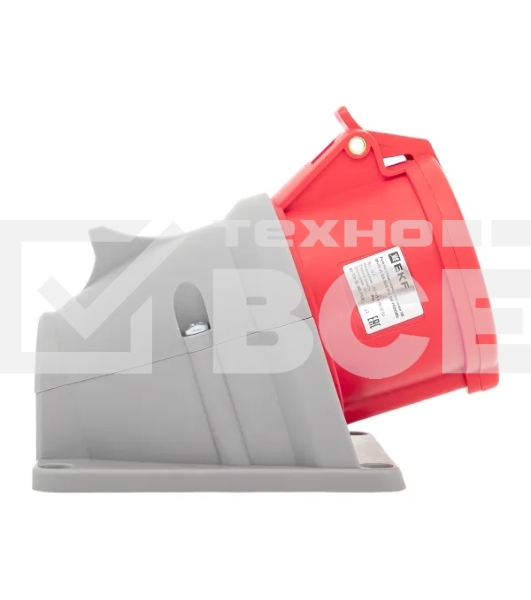 Розетка стационарная наружная EKF 125 ps-125-32-380-PRO PROxima 3Р+РЕ+N 32А 380В IP44