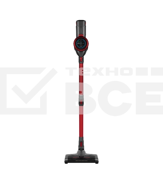 Пылесос вертикальный Rombica MYCLEAN AIRY NHS30D01 красный/чёрный, питание - от аккумулятора, 90 Вт, уборка сухая, пылесборник 0.8 л, работа от АКБ max - 60 мин