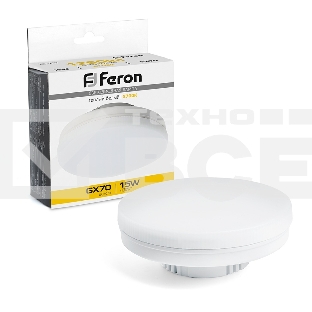 Лампа светодиодная FERON LB-472 LED 15вт GX70 теплый таблетка