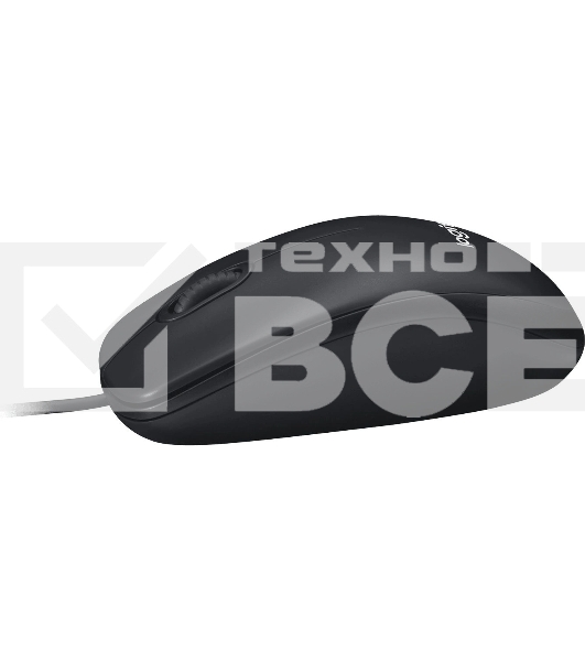 Мышь Logitech M100 черный оптическая 1000dpi USB 2but (910-006766)