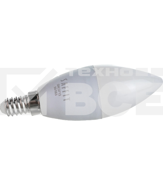 Лампа светодиодная SAFFIT SBC3713 (55163) 13 вт Е14 теплый матовая свеча