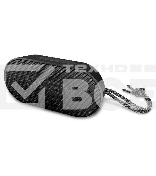 Портативная акустика Sven PS-99, черный (10 Вт, Waterproof (IPx5), TWS, Bluetooth, 1800мА*ч)