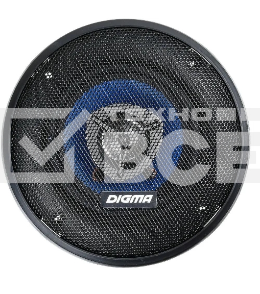 Колонки автомобильные Digma DCA-B402 160Вт 90дБ 4Ом 10см (4дюйм) (ком.:2кол.) коаксиальные двухполосные