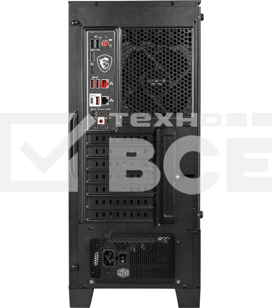 Компьютерный корпус MSI MAG FORGE 100M / mid-tower, ATX, tempered glass side panel / 2x RGB 120mm & 1x 120mm fans inc. / MAG FORGE 100M
