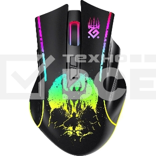 Мышь беспроводная Defender Kronos GM-695 черный, 1600 dpi, радиоканал, USB, кнопки - 7