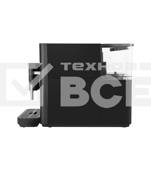 Кофемашина BQ ACM1136M черный, мощность 1350 Вт, давление 20 бар, электронное управление, тип нагревателя: бойлер, тип используемого кофе: зерновой, жерновая, металлическая, коническая кофемолка, количество степеней помола: 15, емкость контейнера для зере