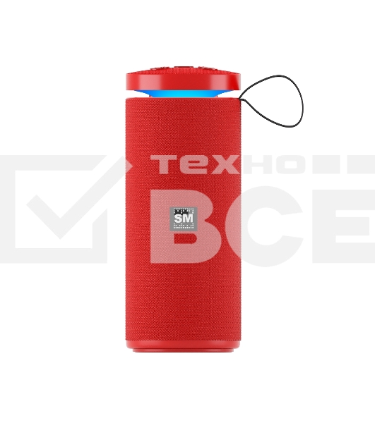 Портативная колонка SOUNDMAX SM-PS5015B красный