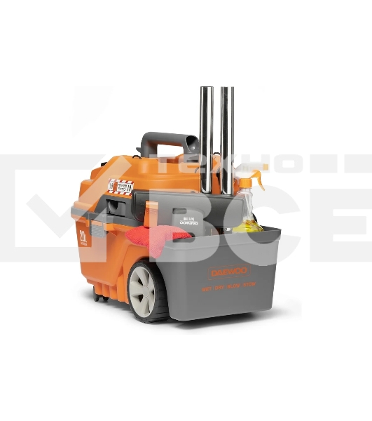 Строительный пылесос Daewoo DAVC 2000 Home 1500Вт (уборка: сухая/сбор воды/выдув) оранжевый