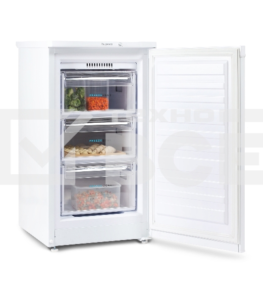 Морозильная камера Бирюса 412 белый, 80л, 3 ящика