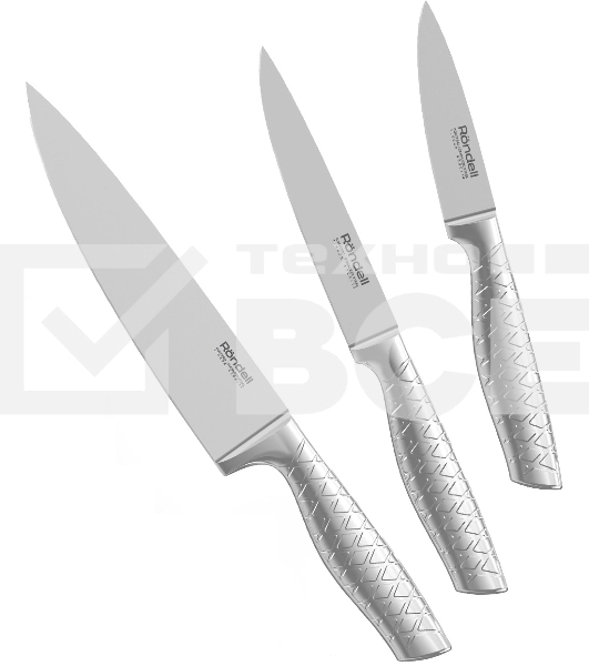 Набор ножей кухонных Rondell Imperial RD-2008 компл.: 3 предм. стальной подар.коробка