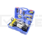 Компрессор поршневой Nova Bright АК-75 двухпоршневой, пластиковый кейс с инструментами 36448, фото10