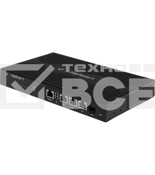 Маршрутизатор Ubiquiti ER-4-EU EdgeRouter 4 4 ядра (1 ГГц), 3х 1G RJ45, 1х SFP