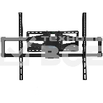 Кронштейн для телевизора Kromax ATLANTIS-75 черный, 40'-90' макс. 101 кг, настенный, поворотно-выдвижной и наклонный, фото 1