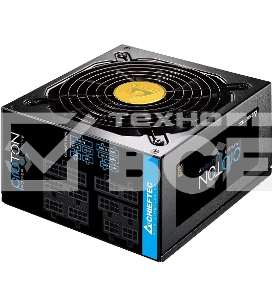 Блок питания Chieftec Proton BDF-850C, 850Вт, 80 PLUS Bronze, 140мм, модульный, черный