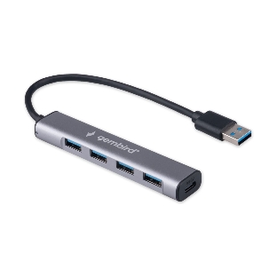 USB-концентратор Gembird UHB-C484, USB, 4хUSB, USB/USB Type-C