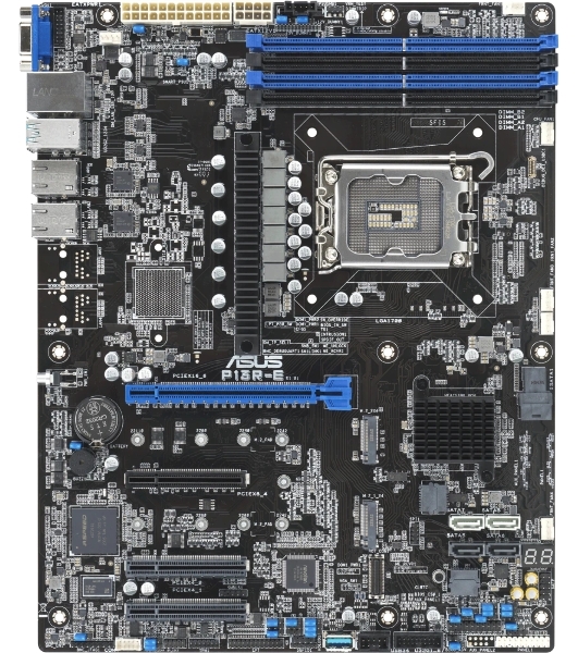 Серверная материнская плата ASUS P13R-E, LGA 1700, Intel C266, 4xDDR5, 4xSATA, 2xM.2, 1xPCIe 5.0 x16, 3xPCIe x8, 1xVGA, 2x1Gb LAN, IPMI, 4xUSB-A 10Gbps, 2xUSB-A 2.0, ATX