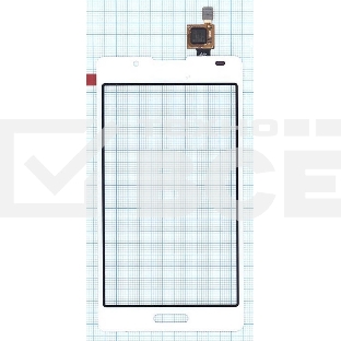 Сенсорное стекло (тачскрин) для LG Optimus L7 II P710, белое