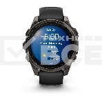 Смарт-часы Garmin Fenix 8 AMOLED Sapphire угольно-черный DLC, черный 47мм, фото2