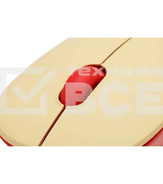 Мышь беспроводная Acer OMR205 бежевый/розовый, 1200 dpi, радиоканал, USB, кнопки - 3
