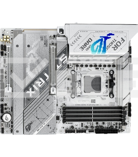 Материнская плата ASUS ROG STRIX X870-A GAMING WIFI, AM5, AMD X870, 4xDDR5, 2xSATA, 4xM.2, 1xPCI-E 4.0 x4, 1xPCI-E 5.0 x16, 1xHDMI, 1xDP, 1x 2.5Gb LAN, 4xUSB-A 3.2 Gen 1, 5xUSB-A 3.2 Gen 2, 1xUSB-C 3.2 Gen 2, 2xUSB4, 2x3.5 мм, 7.1, ATX
