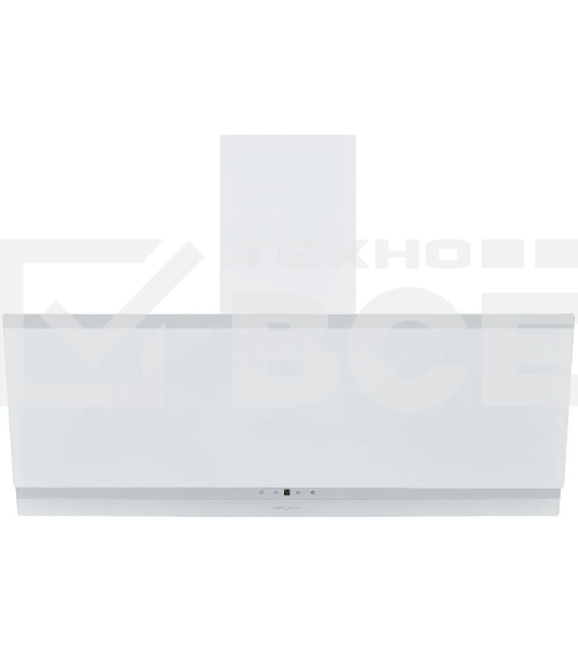 Вытяжка наклонная Krona Irma A 900 White S белый/серебристый, 89.5 см, 1300 куб. м/ч, 65 дБ