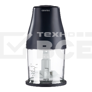 Чоппер Centek CT-1398 400Вт 2 скорости, чаша 800 мл, 3 насадки/режима измельчение /взбитие/ чистка