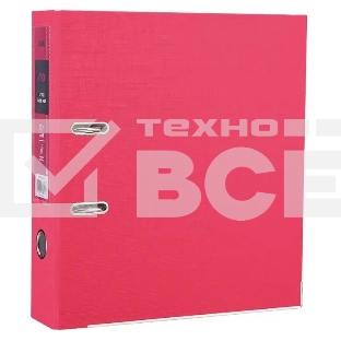 Папка-регистратор Deli EB20140 A4 75мм, полипропилен/бумага красный разборная, сменный карман на корешке