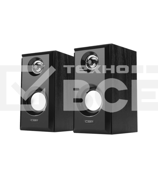Акустическая система CBR CMS 710, 2.0, питание USB, 2х3 Вт (6 Вт RMS), материал корпуса MDF, 3.5 мм линейный стереовход, черный