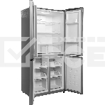 Холодильник Hyundai CM45083F нержавеющая сталь трехкамерный 289/144л морозилка снизу, No Frost, Side by Side, фото4