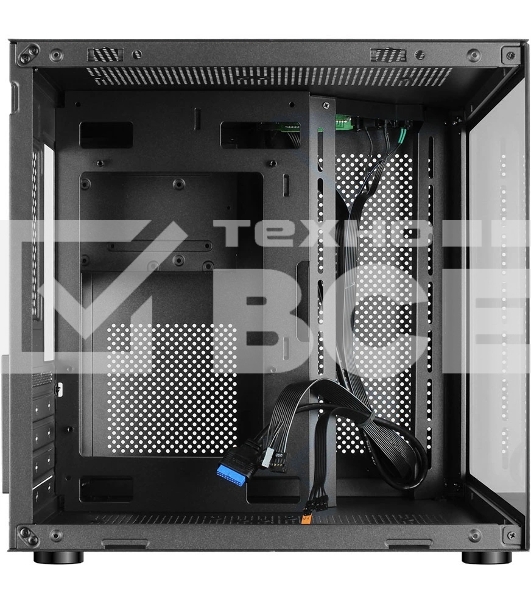 Компьютерный корпус Ginzzu V100 закаленное стекло 1хUSB 3.0,1хUSB 2.0, AU mATX