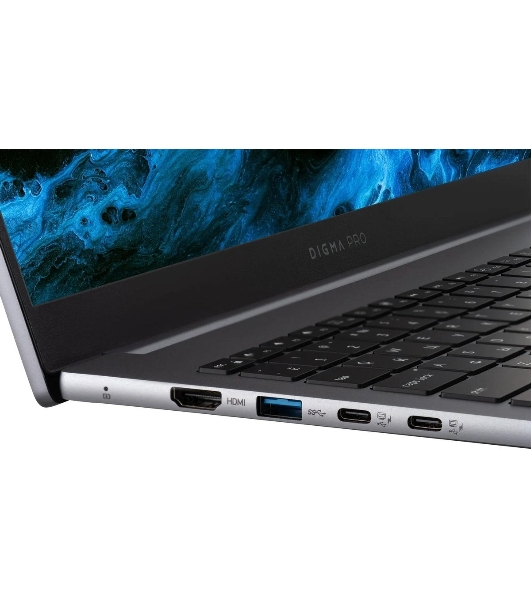 Ноутбук Digma Pro Pactos 16 DN16P3-8CXW01 темно-серый Core i3 1215U 8Gb SSD 256Gb Intel UHD Graphics 16' IPS WUXGA (1920x1200) Windows 11 Professional WiFi BT Cam 5500mAh