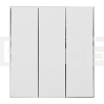 Выключатель Kranz STRONG 3 кл 10А с/у жемчуг, фото 1