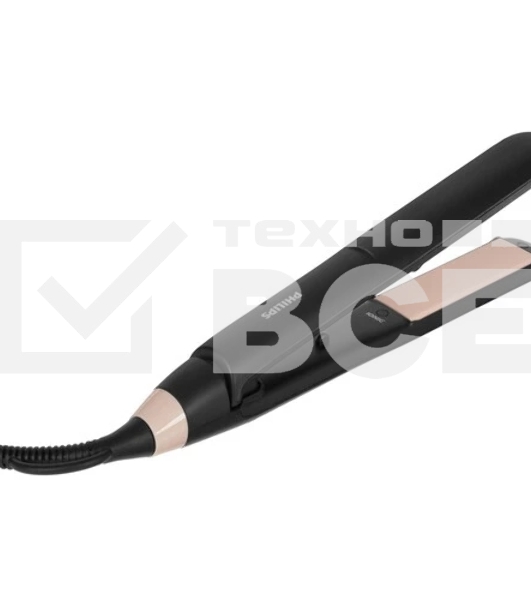 Выпрямитель для волос Philips BHS378/00 черный/розовый, 28 мм, 230 °C, 6 режимов