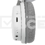 Гарнитура AULA G7 белый, беспроводная + проводная, до 65 ч, съёмный микрофон, подсветка, фото5