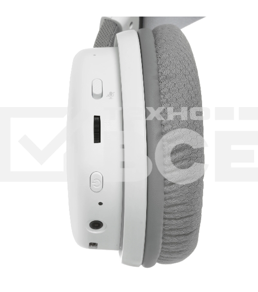 Гарнитура AULA G7 белый, беспроводная + проводная, до 65 ч, съёмный микрофон, подсветка