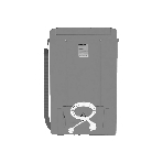 Стиральная машина Horizont WM-4601W серый, загрузка вертикальная 4.6кг, класс: A, фото4