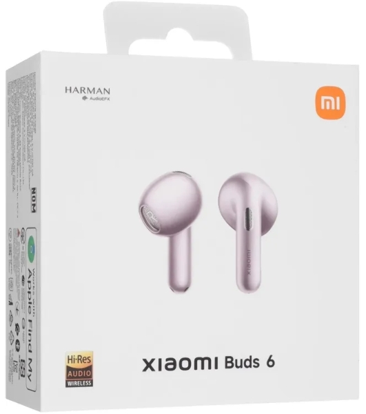 Гарнитура вкладыши Xiaomi Buds 6 фиолетовый беспроводные bluetooth в ушной раковине (BHR09GTGL)