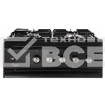 Плита газовая Flama N FG 24237 B коричневый, конфорок 4 газовых, духовка 50 л, 50 см x 85 см x 60 см, фото2