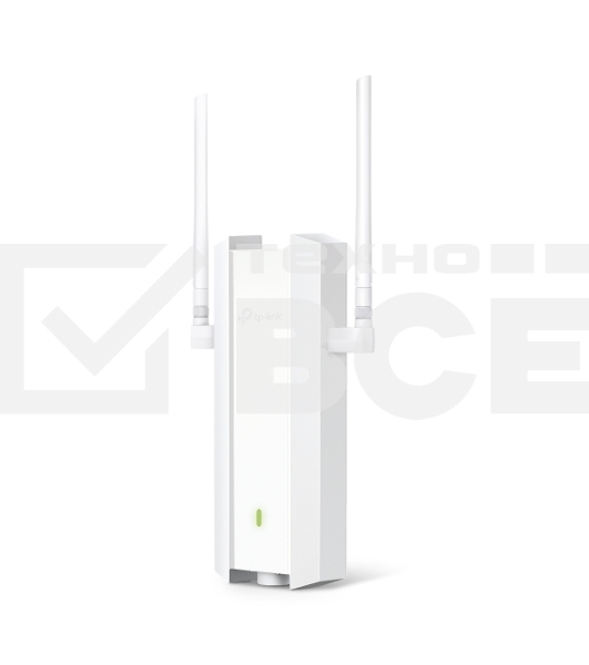Двухдиапазонная точка доступа TP-Link EAP625-Outdoor HD, для улицы и помещений с поддержкой Wi-Fi 6 AX1800, 1 гиг. порт RJ45, 802.3af/at, Passive PoE (48 В, 0,5 А), IP67, 2 внешние антенны