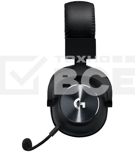 Наушники с микрофоном Logitech G Pro X черный 2м мониторные оголовье (981-000819)