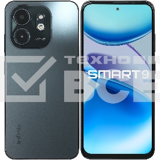Смартфон Infinix Smart 9, 3/128Gb, черный