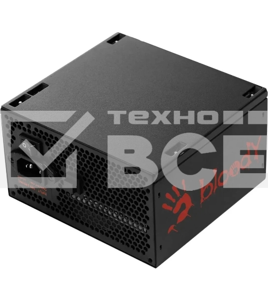 Блок питания Bloody BD-PS700W, 700Вт, 80 PLUS WHITE, 120мм, черный