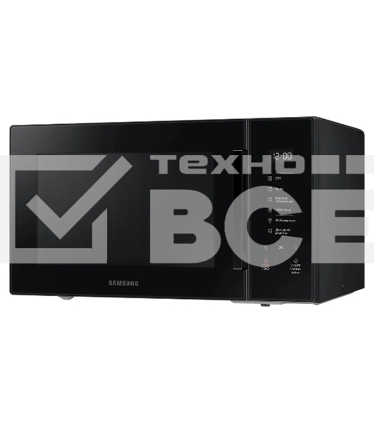 Микроволновая печь Samsung MG30T5018AK/BW черный, 30 л, 900 Вт, переключатели - сенсор