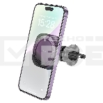Автомобильный держатель HOCO H28 Rainbow черный, магнитный на воздуховод, фото6